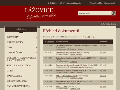 www.lazovice.cz