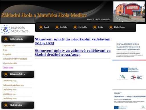 www.zsmedlov.cz