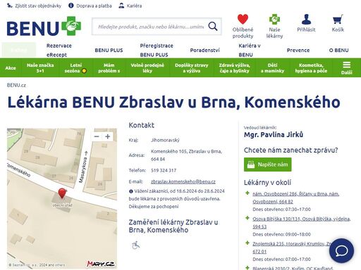 benu.cz/zbraslav-u-brna-komenskeho