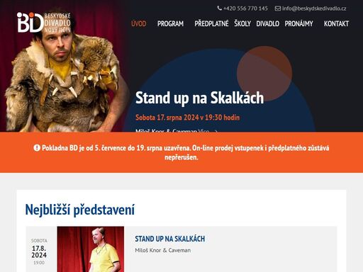 www.beskydskedivadlo.cz