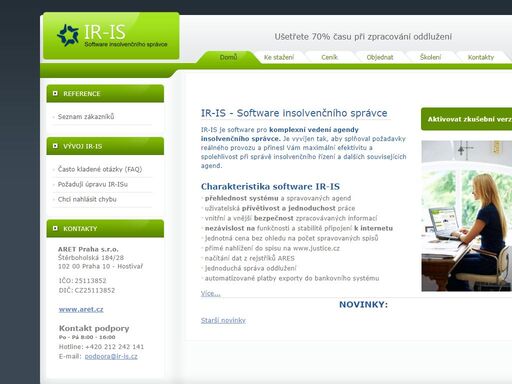 ir-is software insolvenčního spávce