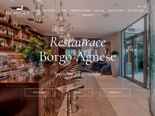 restaurace borgo agnese brno je zaměřena na středomořskou kuchyni s hlavním důrazem na čerstvost podávaných surovin s využitím sezónních potravin a produktů, mnohdy i naší domácí výroby