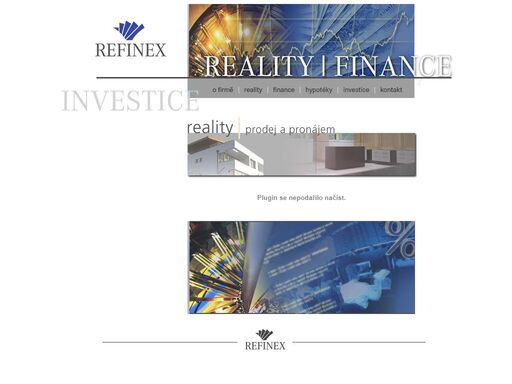 refinex reality, finance, nemovitosti