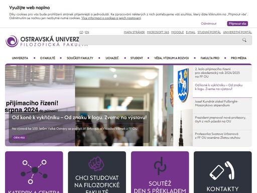 filozofická fakulta ou - oficiální internetové stránky ostravské univerzity.