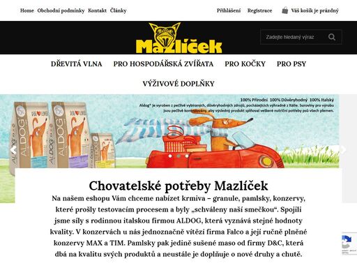 na našem eshopu vám chceme nabízet krmiva – granule, pamlsky, konzervy, které prošly testovacím procesem a byly „schváleny naší smečkou“. spojili jsme síly s rodinnou italskou firmou aldog, která vyznává stejné hodnoty kvality. v konzervách u nás jednoznačně vítězí firma falco a její ručně plněné konzervy max a tim.