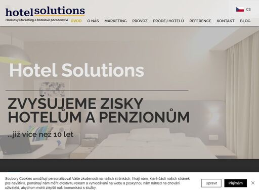 zvyšujeme zisky hotelů a penzionů. poskytujeme odbornou pomoc s hotelovým marketingem a provozem hotelu.