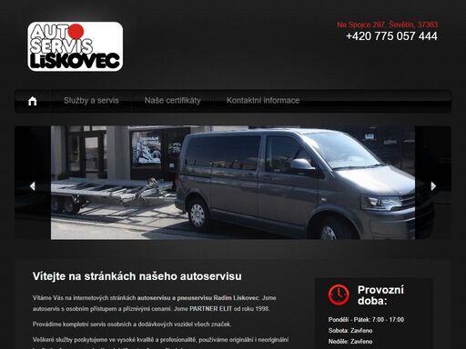 www.autoservisliskovec.cz