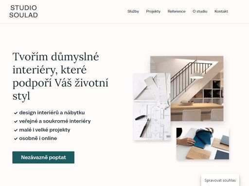 tvořím důmyslné interiéry, které podpoří váš životní styl. design interiérů a nábytku. veřejné a soukromé interiéry. malé i velké projekty. osobně i online. interiérový designer vysočina, celá čr.