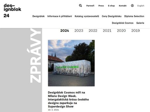 designblok je mezinárodní přehlídka designu založená v roce 1999. představuje aktuální novinky světového i domácího designu v nejvýznamnějších pražských obchodech a galeriích.