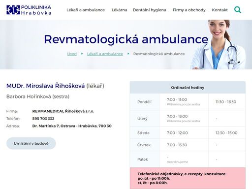 www.pho.cz/lekari-a-ambulance/revmatologie/34-mudr-miroslava-rihoskova