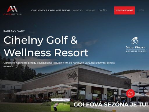 axxoshotels.com/cs/cihelny-golf-wellness-resort