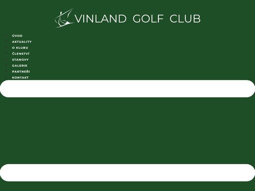 interentové stránky vinland golf clubu