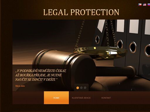 legal protection – právo na vaší straně. i silní mají právo na ochranu.