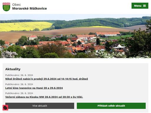 www.moravskemalkovice.cz