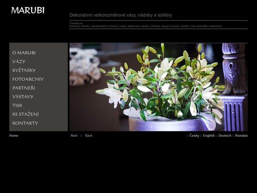 firma marubi je předním dodavalem dekorativních velkorozměrových váz