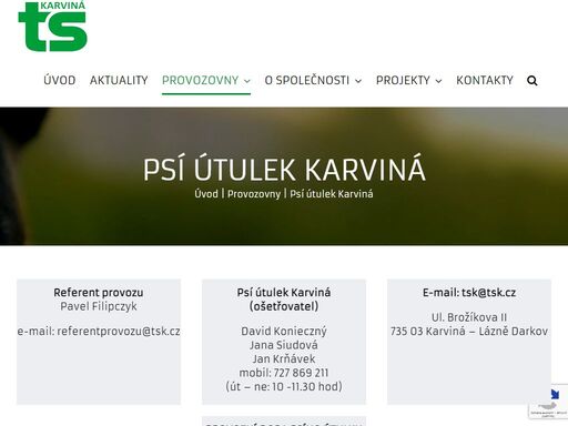 www.tsk.cz/provozovny/psi-utulek-karvina-informace