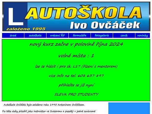 www.autoskolaovcacek.cz