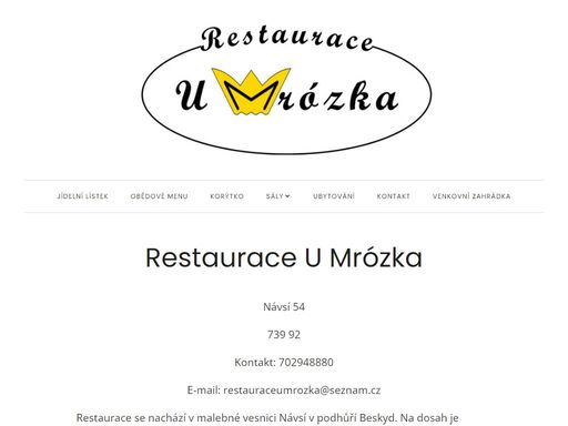 www.restauraceumrozka.cz