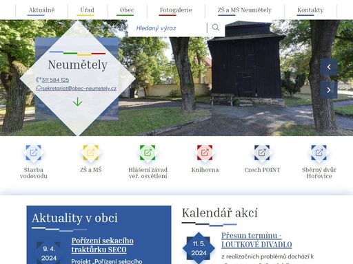 www.obec-neumetely.cz