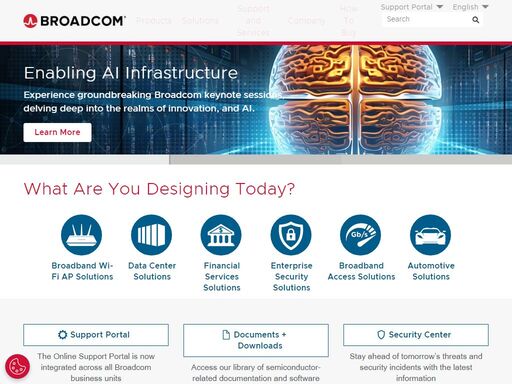 broadcom inc. is a global technology leader that designs, develops and supplies a broad range of semiconductor, enterprise software and security solutions. 