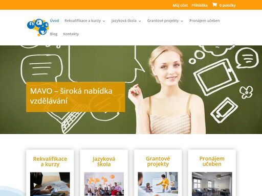 mavo je stabilní vzdělávací společnost, která nabízí vzdělávání různých cílových skupin napříč obory v celé čr. hlavní provozovny na praze 1.