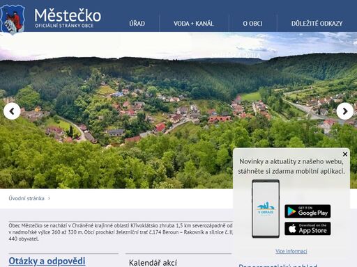 www.obec-mestecko.cz