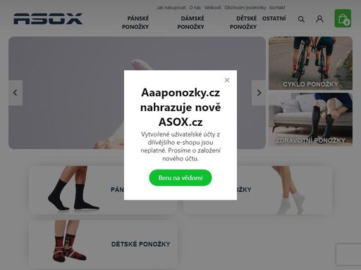 asox ponožky por kažédho! objevte širovou nabídku pásnkých, dámských a dětských ponožek.