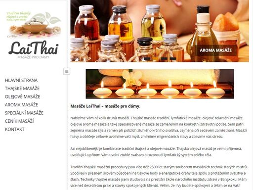 profesionální thajské masáže, olejové, relaxační a aromaterapie. akční nabídky a slevy na dárkové poukazy. nová ves pod pleší