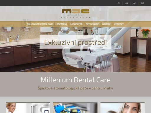 dentální klinika millenium dental care (mdc) se zaměřuje na kosmeticko-estetickou stomatologii, což znamená komplexní péči o chrup.