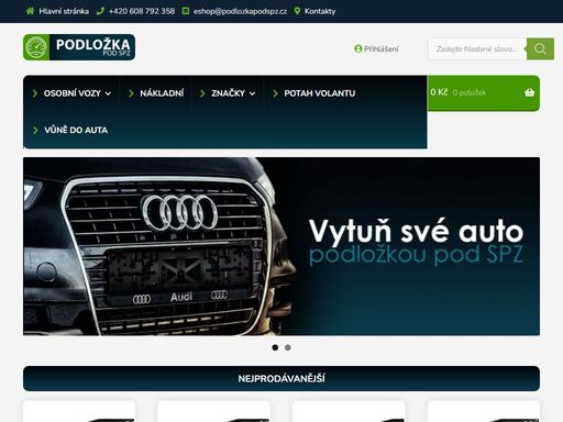 podložka pod spz - ( 3d podznačka pod spz) pro značky škoda, volkswagen, bmw, fiat, mercedes, ford, audi, honda, hyundai, toyota, iveco