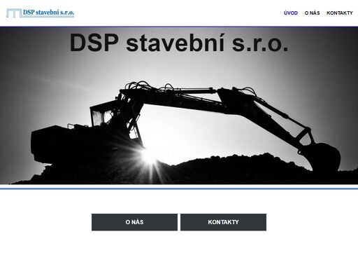 webové stránky společnosti dsp stavební s.r.o.