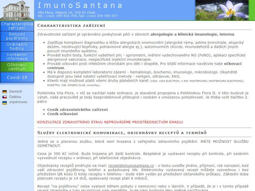 www.imunosantana.cz