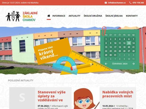 oficiální webové stránky základní školy zlatnická 186 v mostě (chanov). najdete tu aktuální informace a sdělení pro rodiče a žáky.