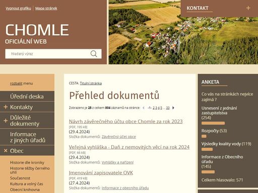 www.chomle.cz