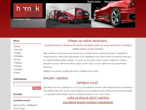 www.autoskolahornek.cz