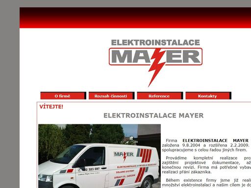 elektroinstalace mayer - mayer-plzen.cz - plzenský kraj - opravy - elektro - novostavby - revizní cinnost - instalace