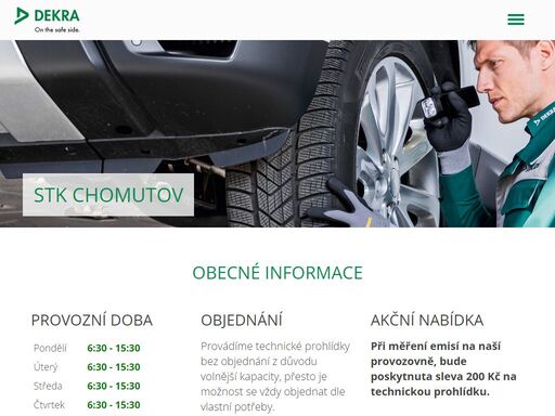 dekra cz a.s. - stk, sme, tuning, auto, skoleni, kurzy