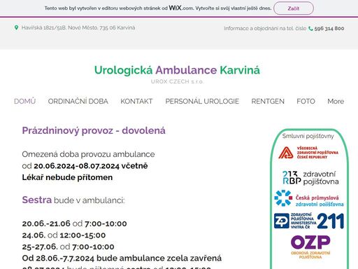 www.urologiekarvina.cz/kontakt