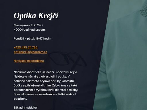 www.optikakrejci.cz