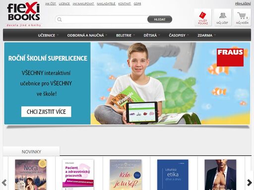 flexibooks nabízí více než 6 000 titulů | naučná a odborná literatura | e-knihy a interaktivní učebnice