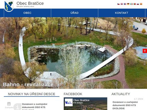 oficiální web obce bratčice