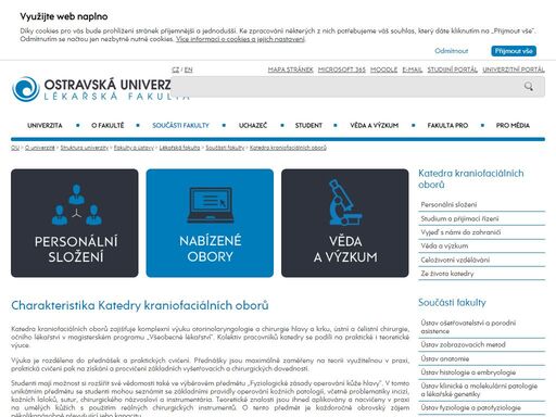 katedra kraniofaciálních oborů lf ou - oficiální internetové stránky ostravské univerzity.