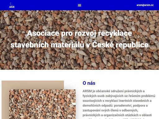 asociace pro rozvoj recyklace stavebních materiálů v české republice