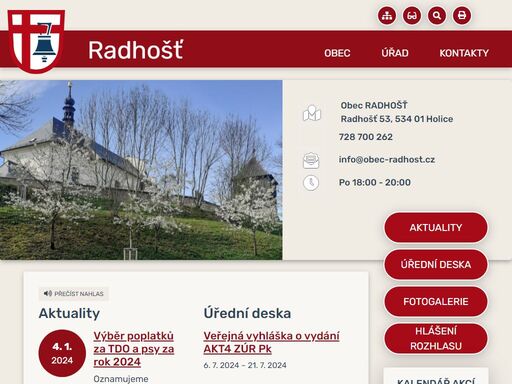 www.obec-radhost.cz