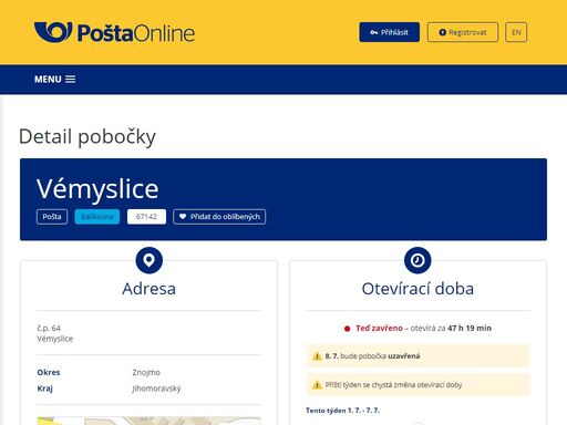 postaonline.cz/detail-pobocky/-/pobocky/detail/67142
