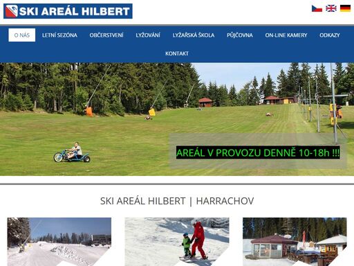ski areál hilbert je lyžařský areál pro děti a začínající lyžaře v srdci krkonoš v harrachově.