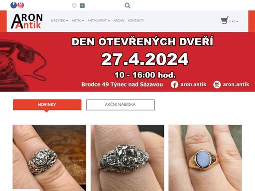 www.aron-antik.cz