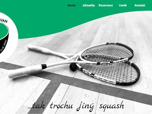 squash slovan - tak trochu jiný squash.
nabízíme squashové kurty k pronájmu.
