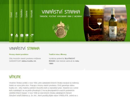vinařství antonín straka - výroba a prodej vína, člen sdružení vinařu blatnice- viniblat - výrobce jedinečného vína blatnický roháč.