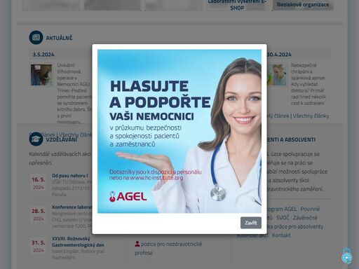 agel je nejúspěšnějším poskytovatelem zdravotní péče ve střední evropě. v české republice provozuje síť nemocnic, poliklinik, lékáren, laboratoří, distribuční společnosti a další specializovaná zdravotnická zařízení. od roku 2006 působí agel také na slovensku.